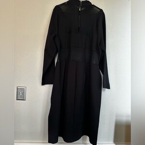 Anthropologie black dress